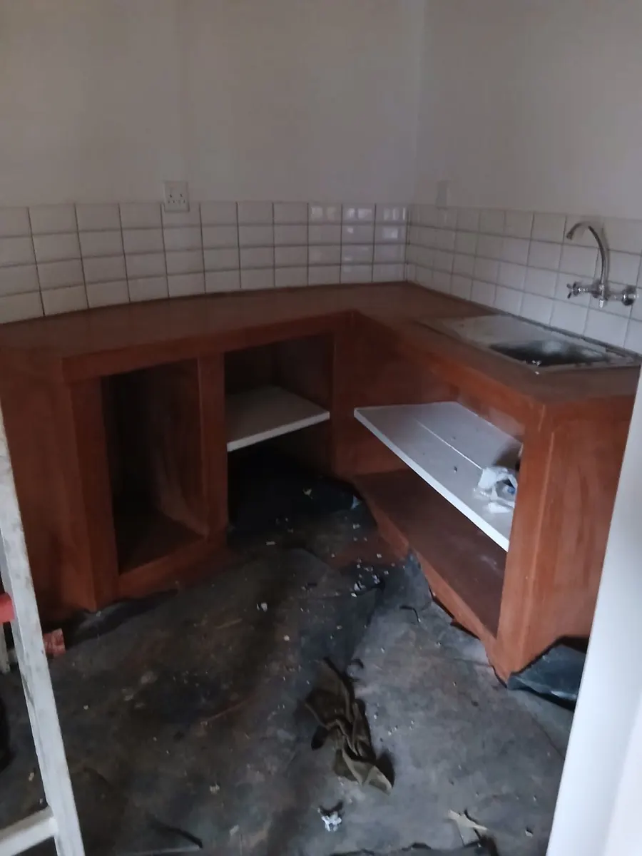 Kitchen during renovation before finishing